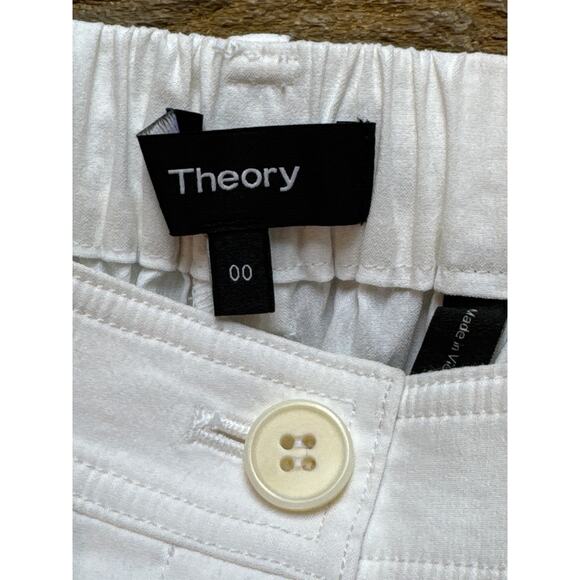 Theory Organic Crunch Linen Fluid Pant - Picture 8 of 13
